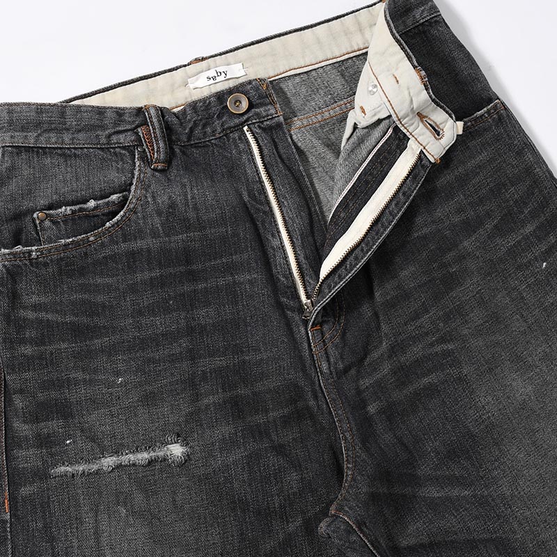 KAMATA DENIM TROUSER TYPE01 Vintage Wash -BLK/VINTAGE-