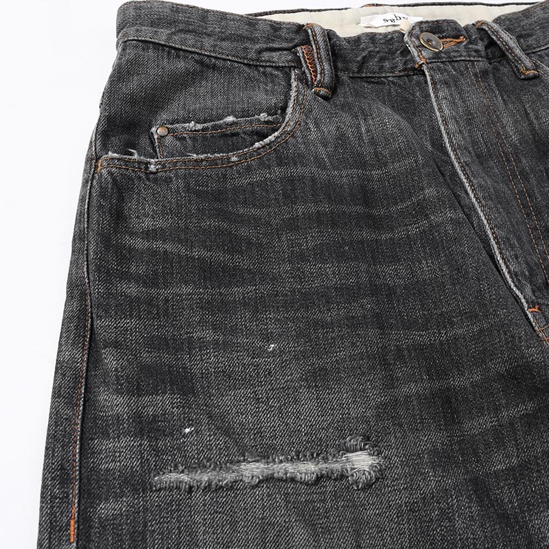 KAMATA DENIM TROUSER TYPE01 Vintage Wash -BLK/VINTAGE-