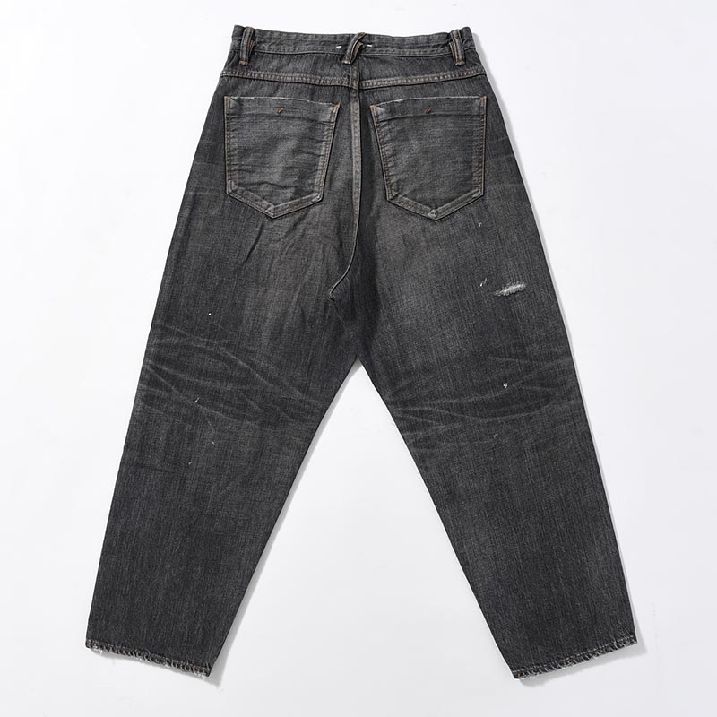 KAMATA DENIM TROUSER TYPE01 Vintage Wash -BLK/VINTAGE-