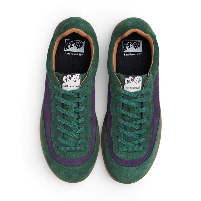 CM001 LO SUEDE -Elm Green/Loganberry/Gum-