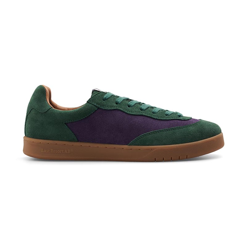 CM001 LO SUEDE -Elm Green/Loganberry/Gum-