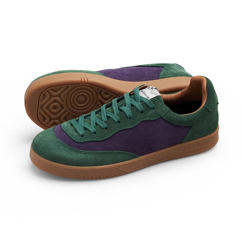 CM001 LO SUEDE -Elm Green/Loganberry/Gum-