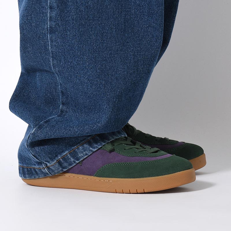 CM001 LO SUEDE -Elm Green/Loganberry/Gum-