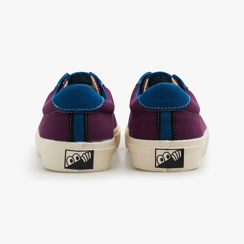 VM001 LO CANVAS Julian Smith -PLUM/DIRTY BLUE-