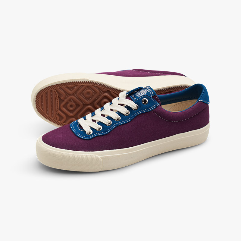 VM001 LO CANVAS Julian Smith -PLUM/DIRTY BLUE-