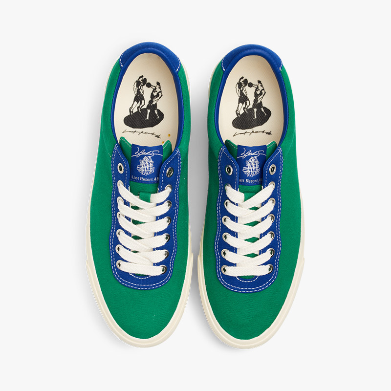 VM001 LO CANVAS Julian Smith -KELLY GREEN/KLEIN BLUE-