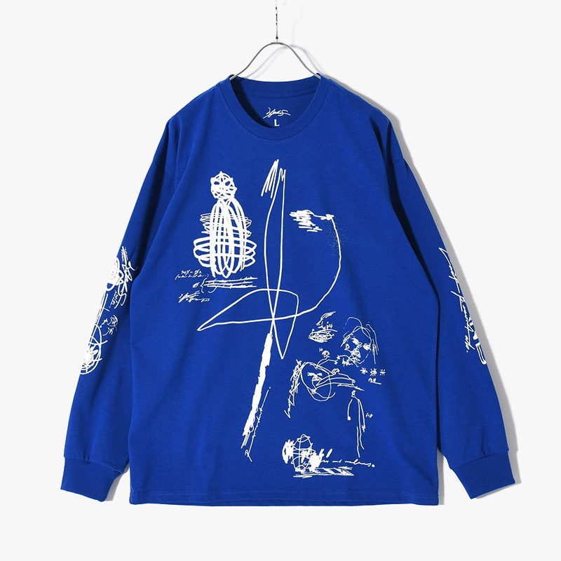 EXPANDO LS TEE -2.COLOR-(KLEIN BLUE)