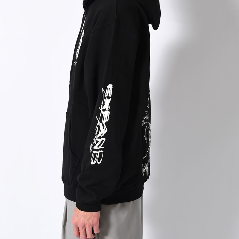 EXPANDO HOODIE -BLACK-