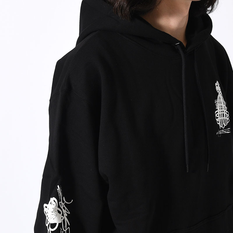 EXPANDO HOODIE -BLACK-