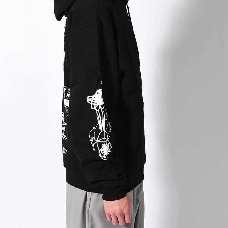 EXPANDO HOODIE -BLACK-