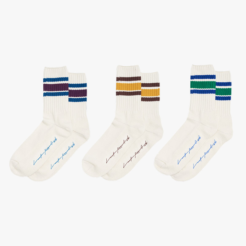 JS RETRO SOCKS -3.COLOR-