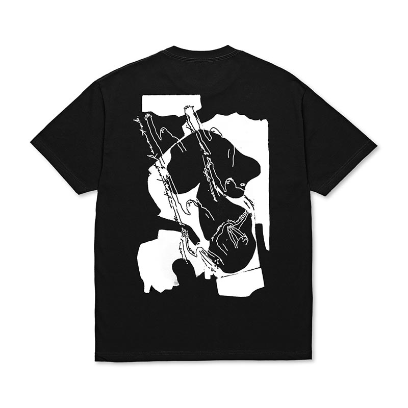 REACH OUT SS TEE -Black/White-