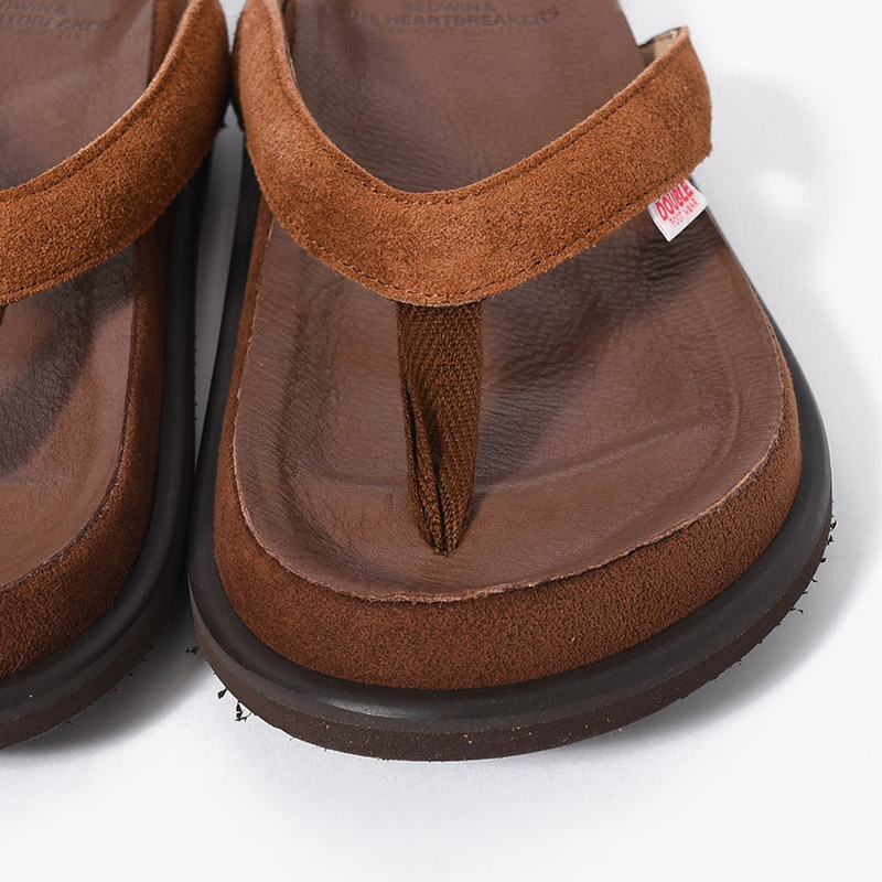 DOUBLE FOOT WEAR Ex.SANDAL "MAYTE" -BROWN-