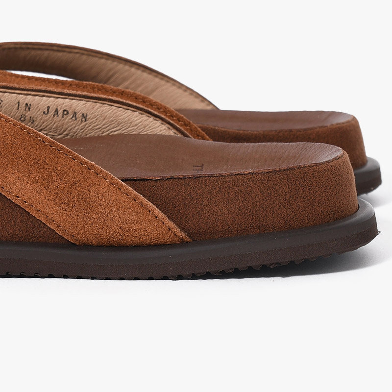 DOUBLE FOOT WEAR Ex.SANDAL "MAYTE" -BROWN-