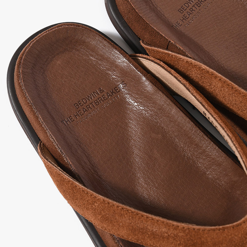 DOUBLE FOOT WEAR Ex.SANDAL "MAYTE" -BROWN-