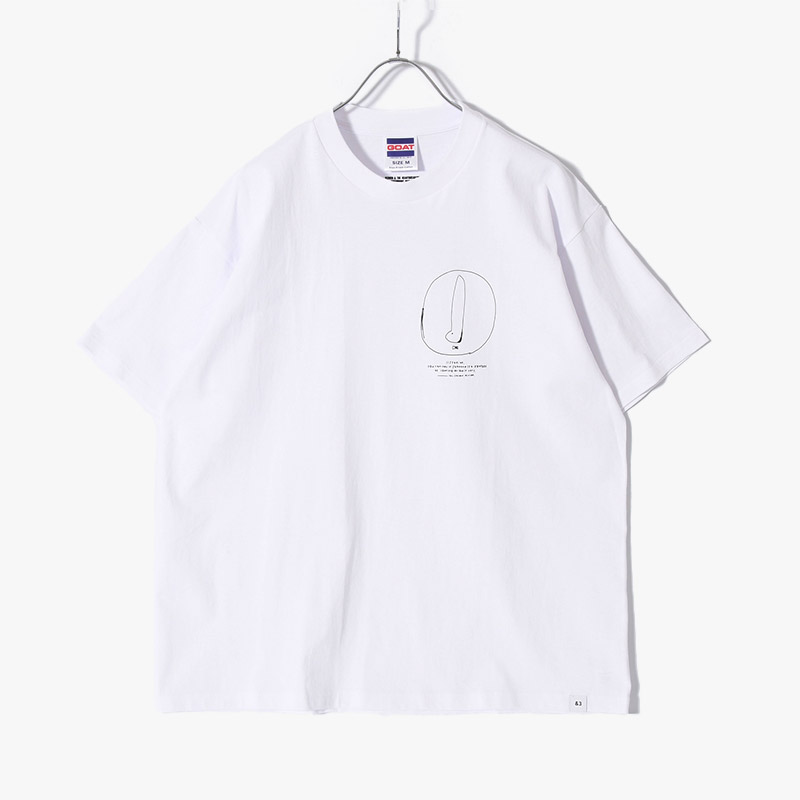 S/S PRINTED TEE "GUMMO" -2.COLOR-(WHITE)
