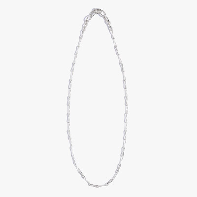 SM WAVE CHAIN NECKLACE 50cm -SILVER-