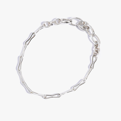 SM WAVE CHAIN BRACELET -SILVER-