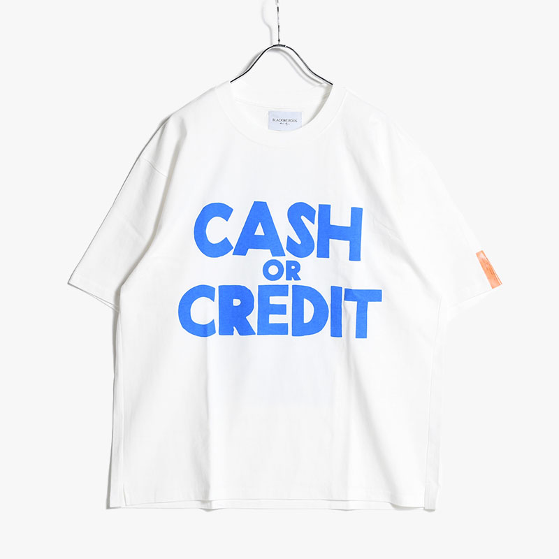 CREDIT TEE -2.COLOR-(WHITE)