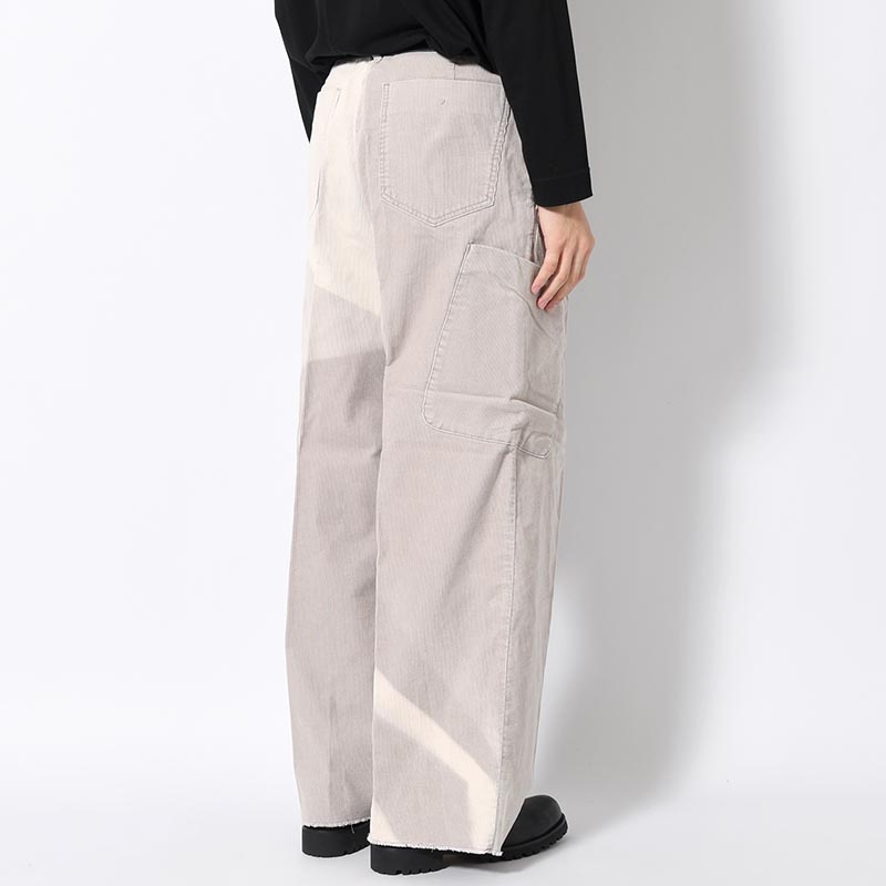 TUCK BAGGY CARGO PANTS -GRAY-