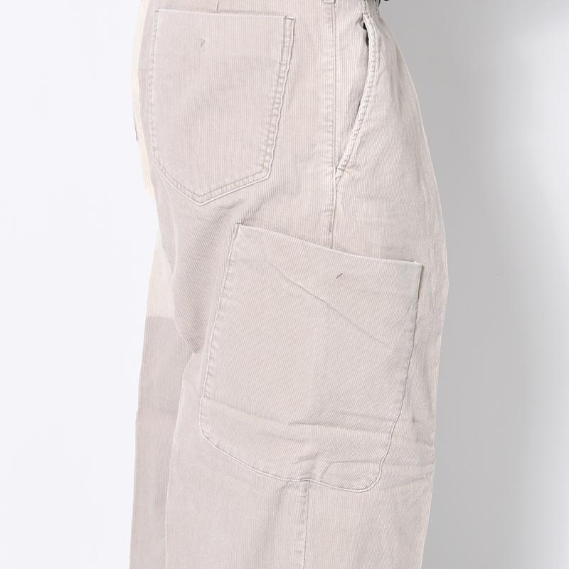 TUCK BAGGY CARGO PANTS -GRAY-