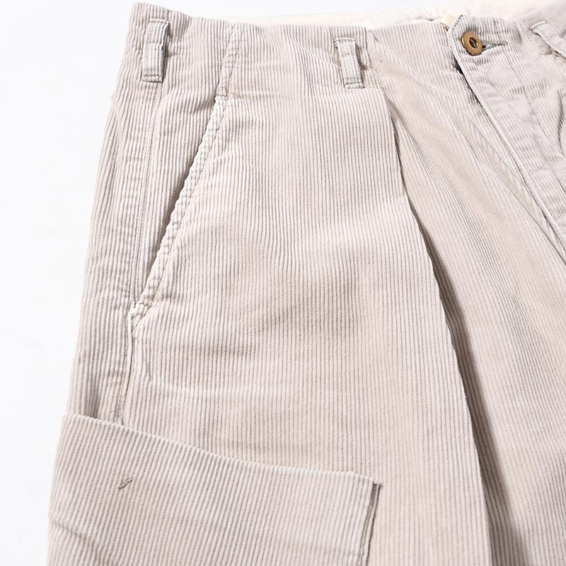 TUCK BAGGY CARGO PANTS -GRAY-