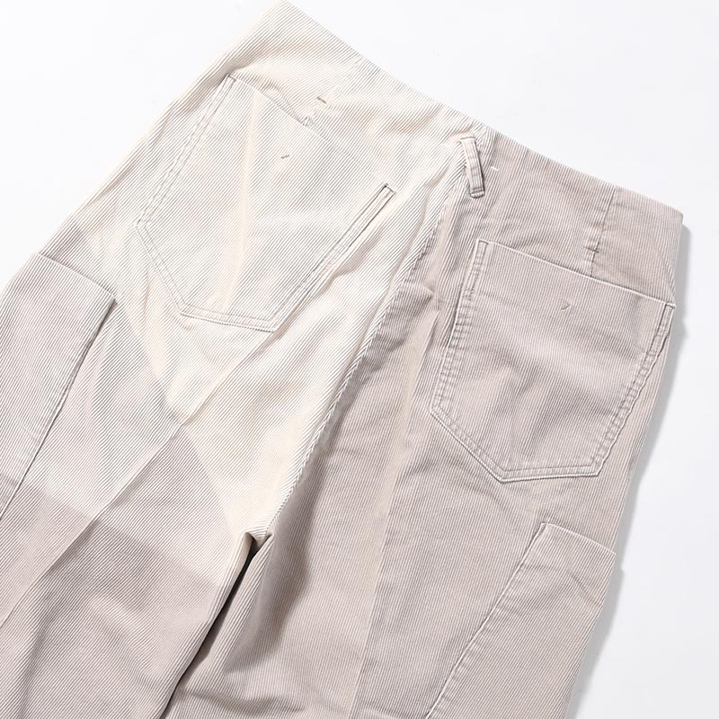 TUCK BAGGY CARGO PANTS -GRAY-