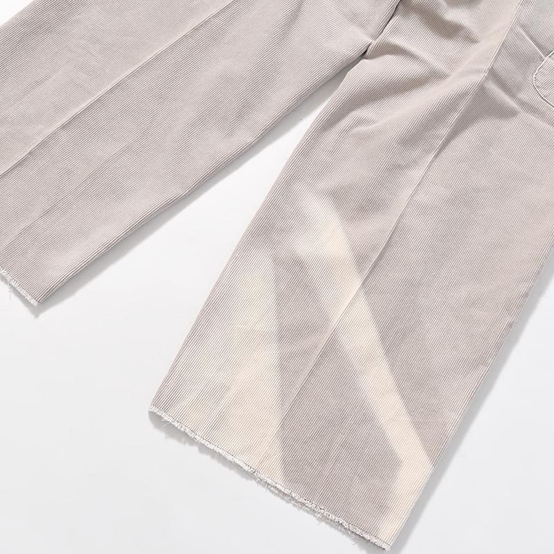 TUCK BAGGY CARGO PANTS -GRAY-