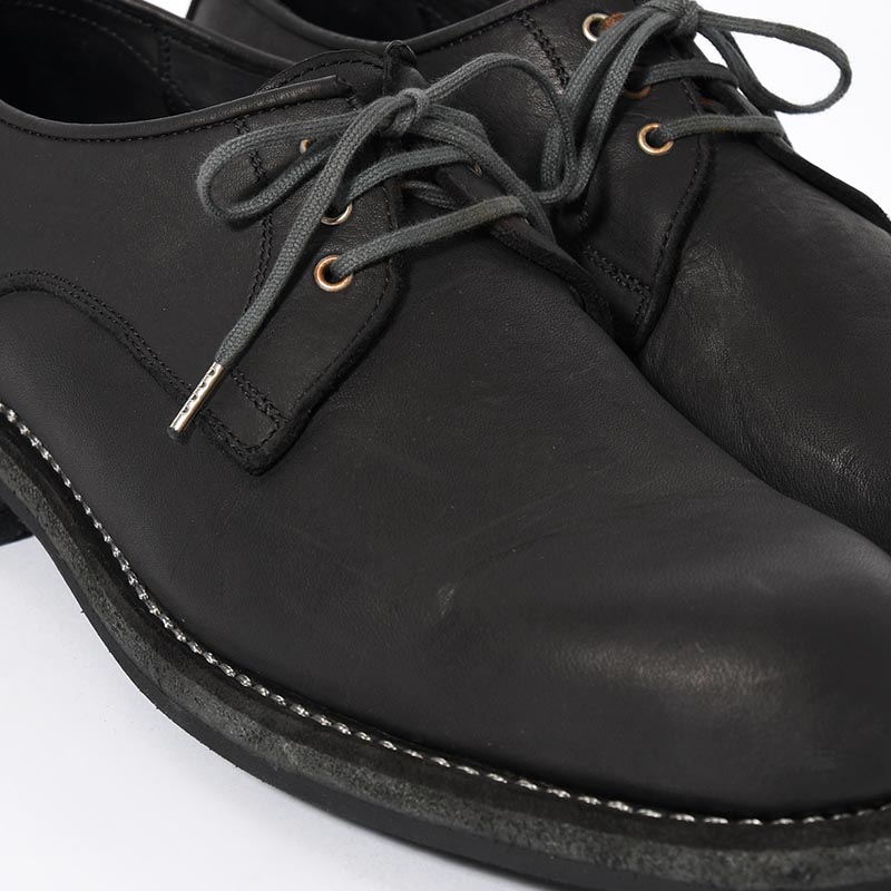 ITALIAN MILITARY OFFICER SHOES -BLACK-