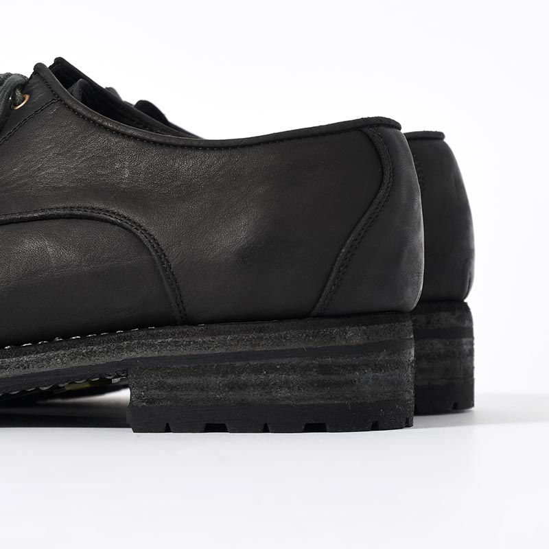 ITALIAN MILITARY OFFICER SHOES -BLACK-