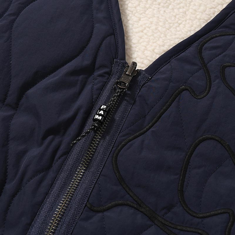 PENCHANT REVERSIBLE VEST -NAVY/PELICAN-