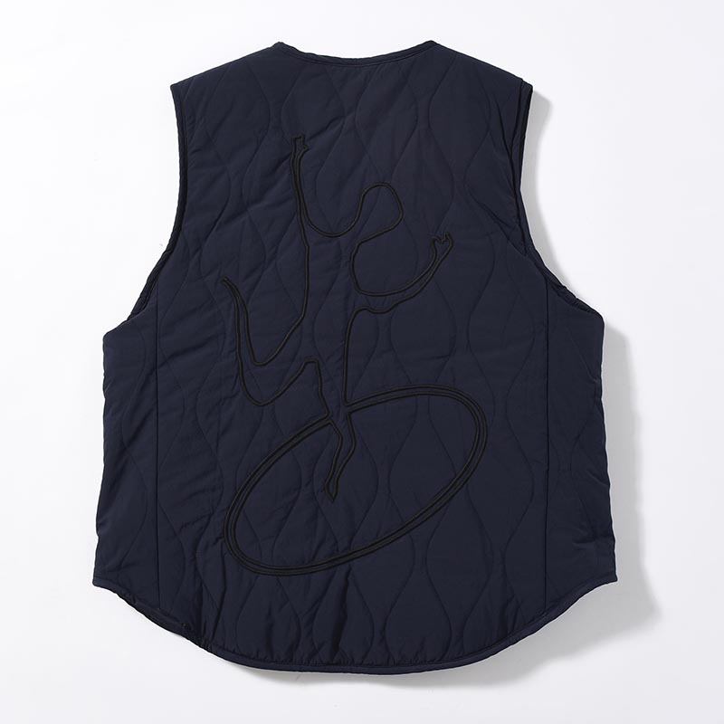 PENCHANT REVERSIBLE VEST -NAVY/PELICAN-