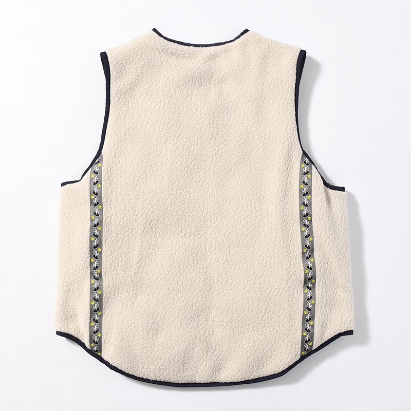 PENCHANT REVERSIBLE VEST -NAVY/PELICAN-