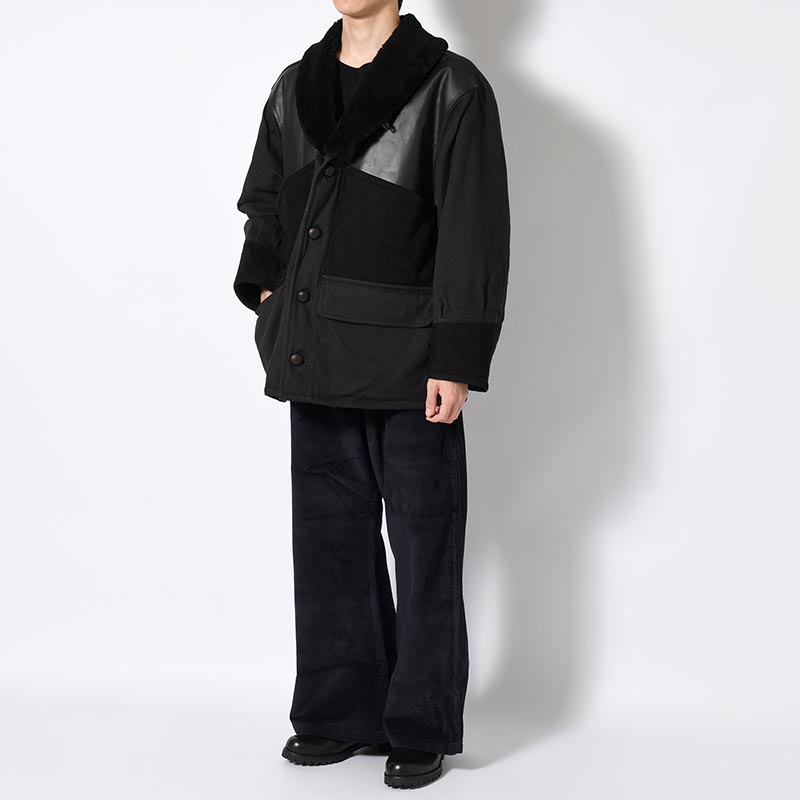 MOUTON COMBINATION JACKET -BLACK-