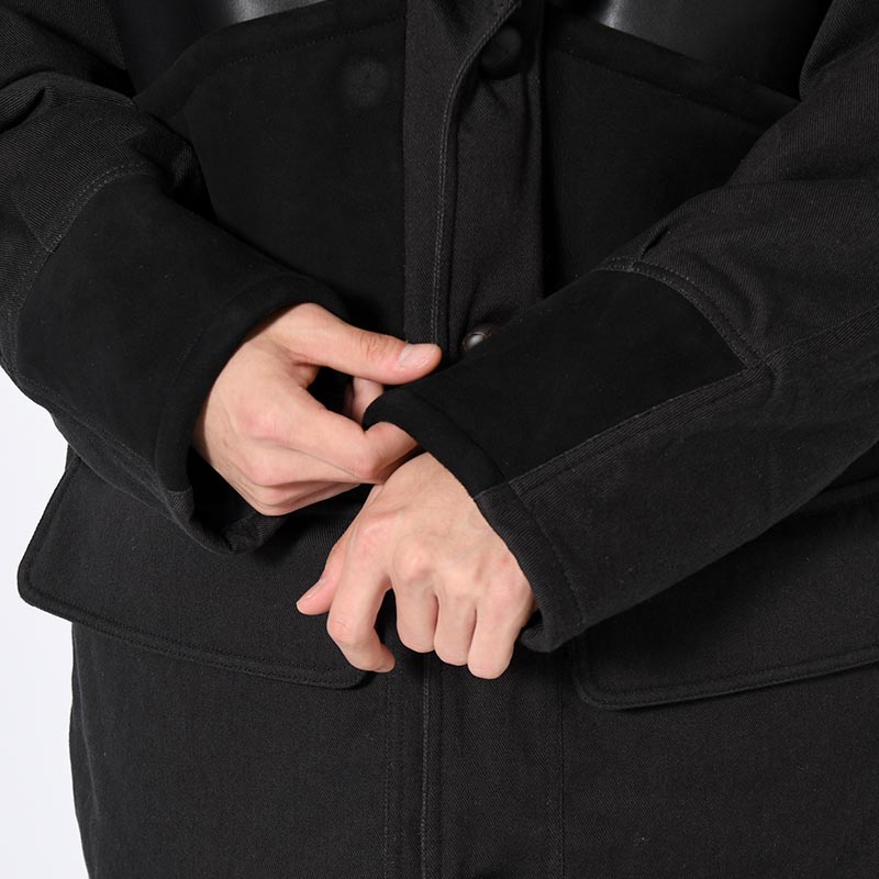 MOUTON COMBINATION JACKET -BLACK-