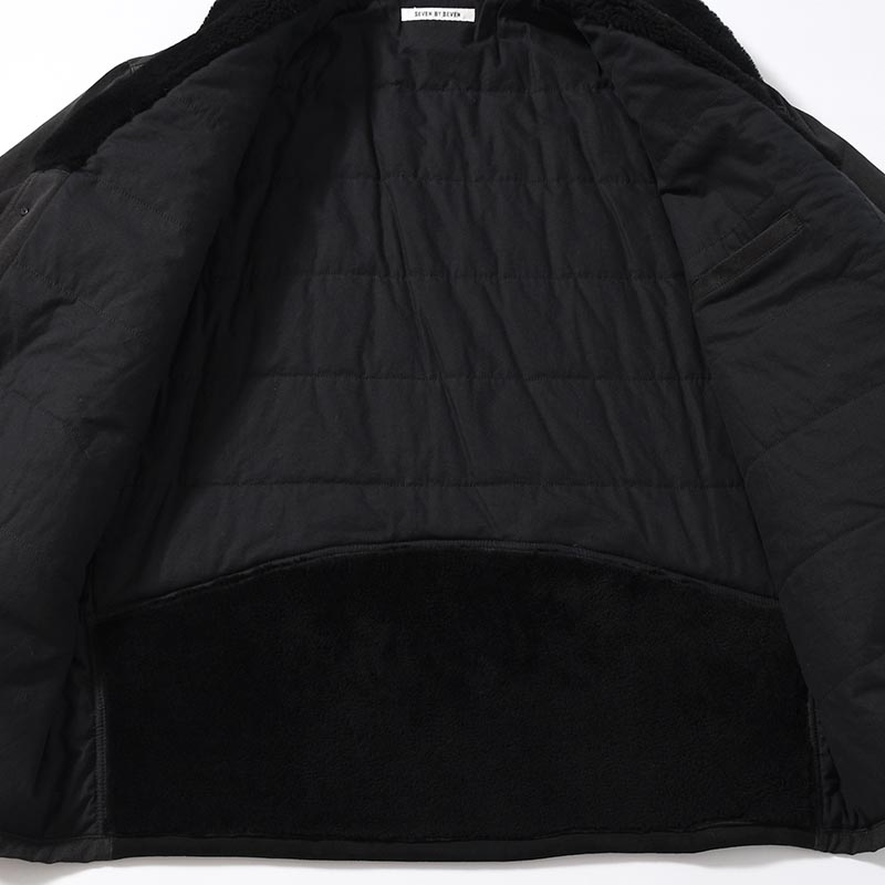 MOUTON COMBINATION JACKET -BLACK-