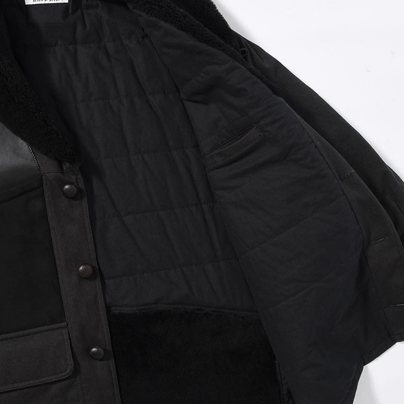 MOUTON COMBINATION JACKET -BLACK-