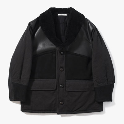 MOUTON COMBINATION JACKET -BLACK-