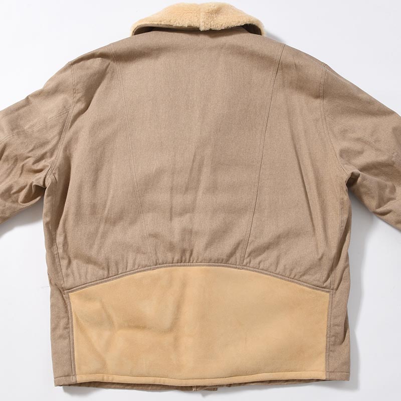 MOUTON COMBINATION JACKET -BEIGE-