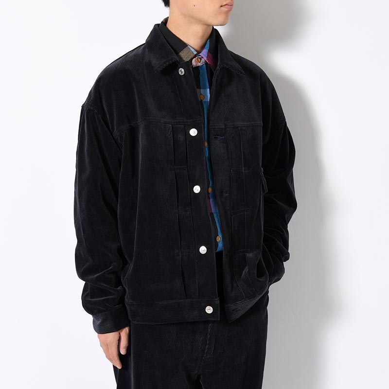 1ST TYPE CORDUROY JACKET -NAVY-