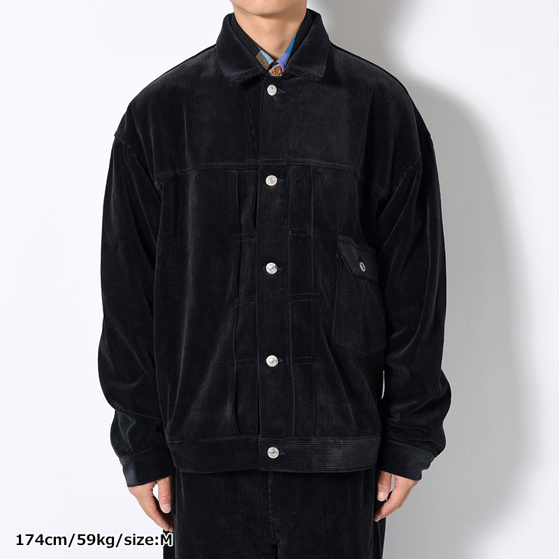 1ST TYPE CORDUROY JACKET -NAVY-