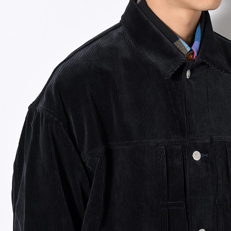 1ST TYPE CORDUROY JACKET -NAVY-