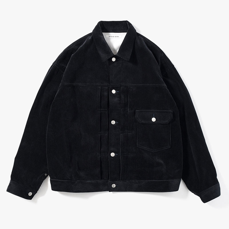 1ST TYPE CORDUROY JACKET -NAVY-