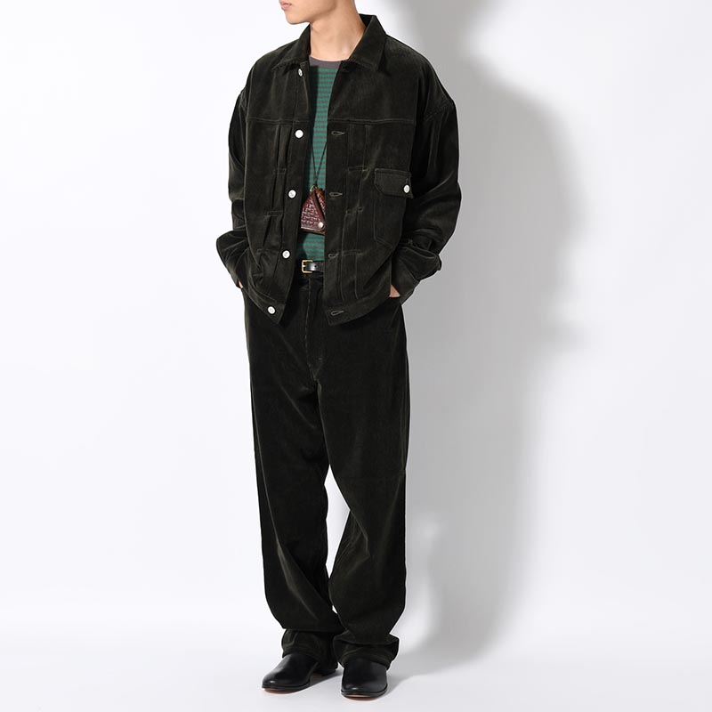 1ST TYPE CORDUROY JACKET -OLIVE-