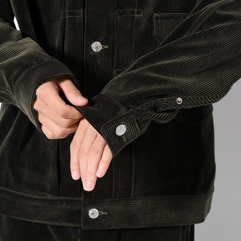 1ST TYPE CORDUROY JACKET -OLIVE-