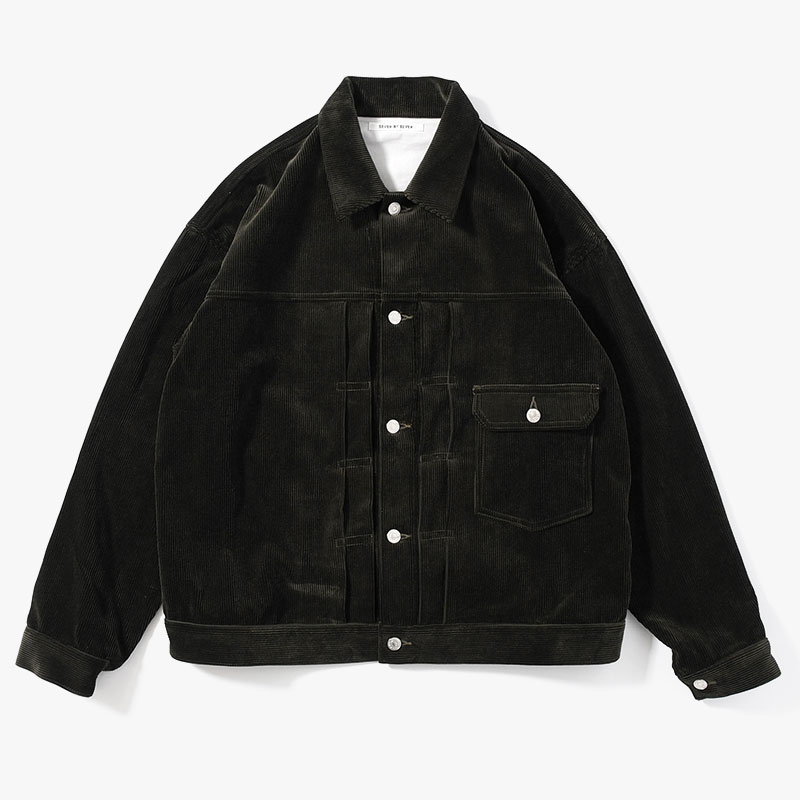 1ST TYPE CORDUROY JACKET -OLIVE-