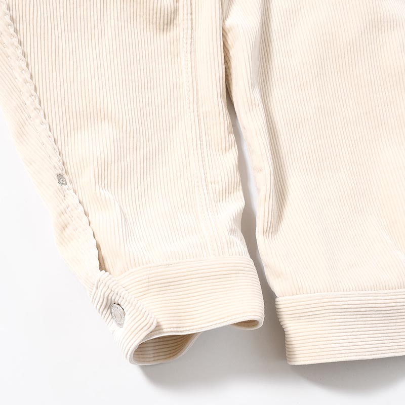 1ST TYPE CORDUROY JACKET -WHITE-