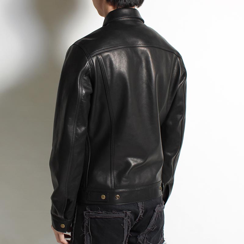 3RD TYPE LEATHER JACKET -BLACK- | IN ONLINE STORE