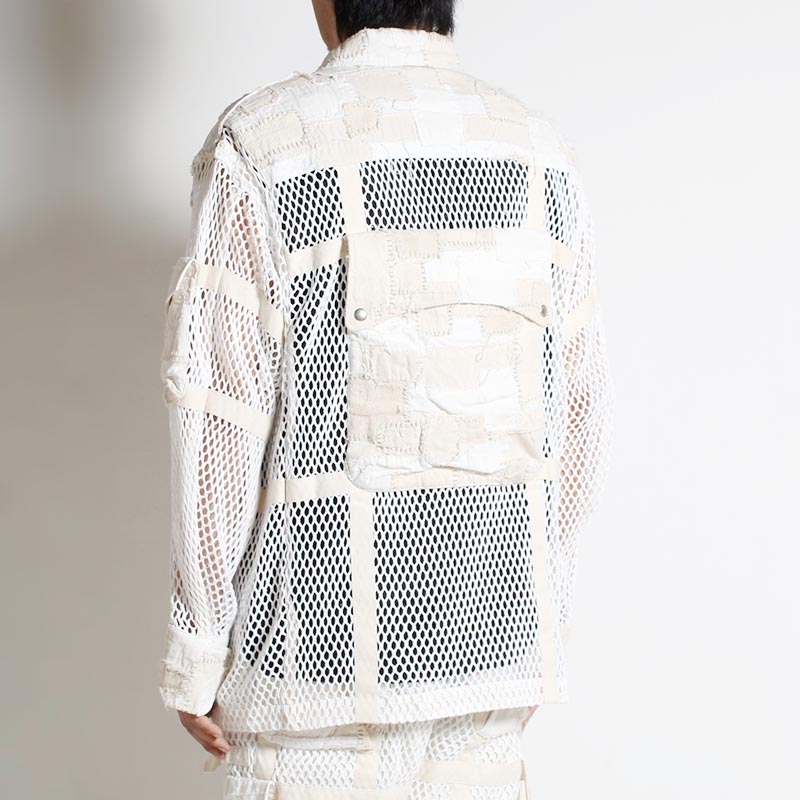 MESH JACKET -WHITE-