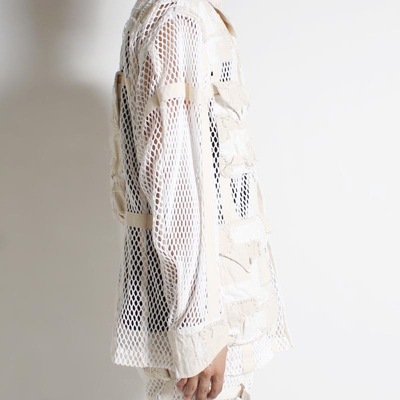 MESH JACKET -WHITE-